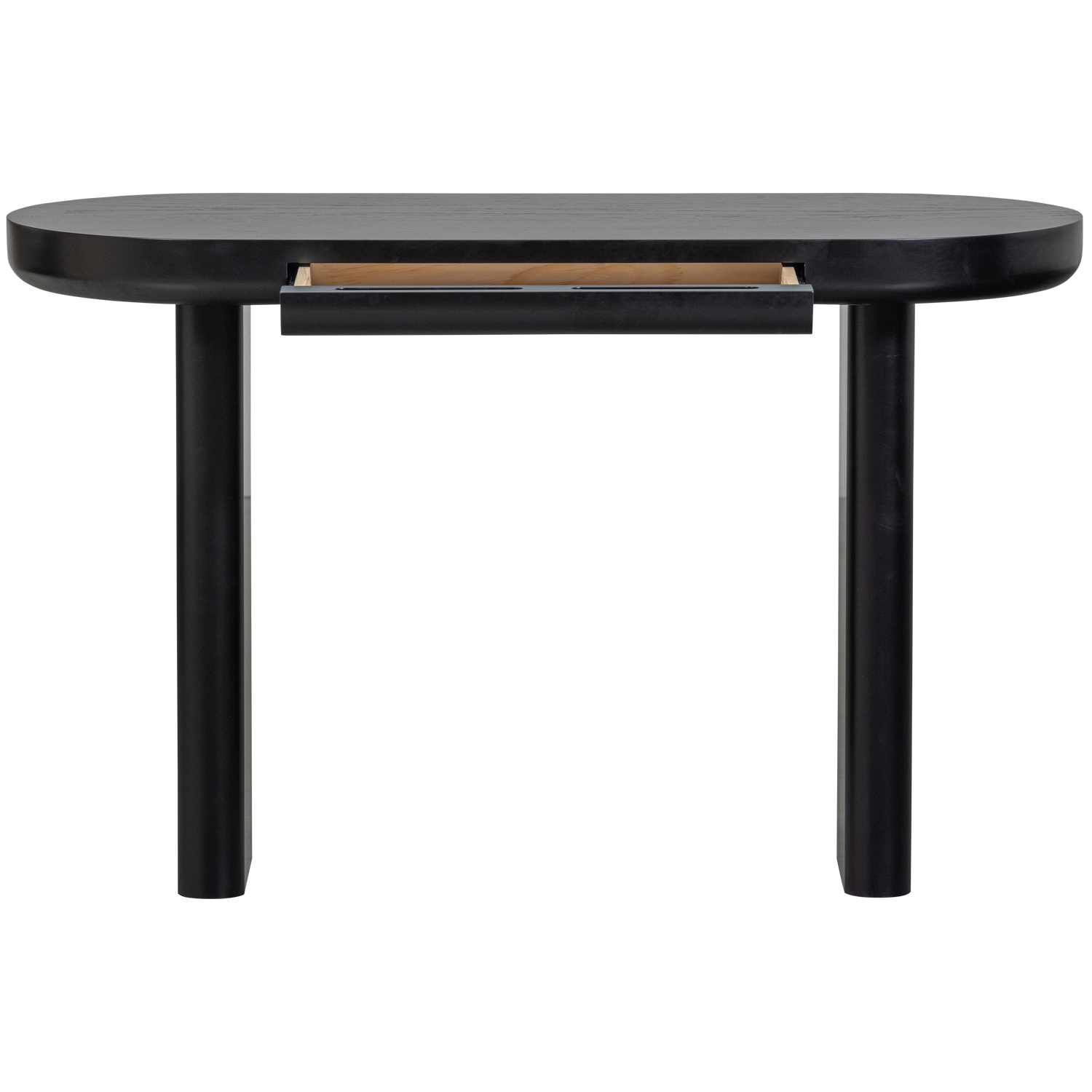 MAEL BUREAU/SIDETABLE FINEER ZWART