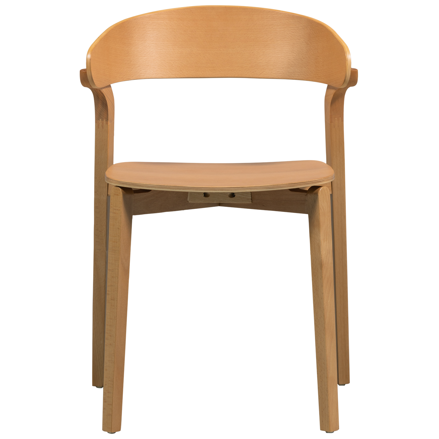 CRAS EETKAMERSTOEL ESSEN FINEER NATUREL