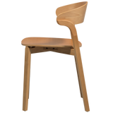 CRAS EETKAMERSTOEL ESSEN FINEER NATUREL