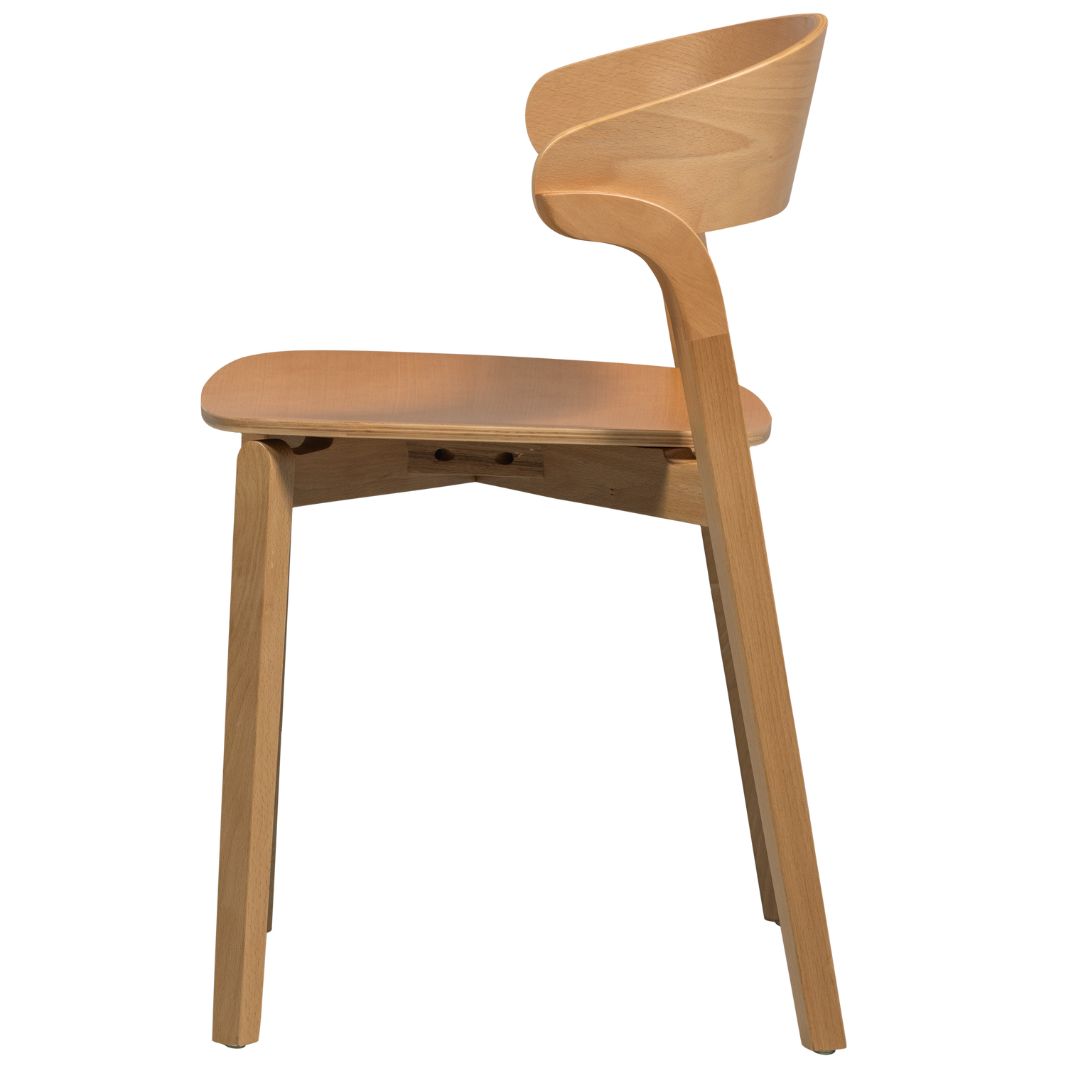 CRAS EETKAMERSTOEL ESSEN FINEER NATUREL