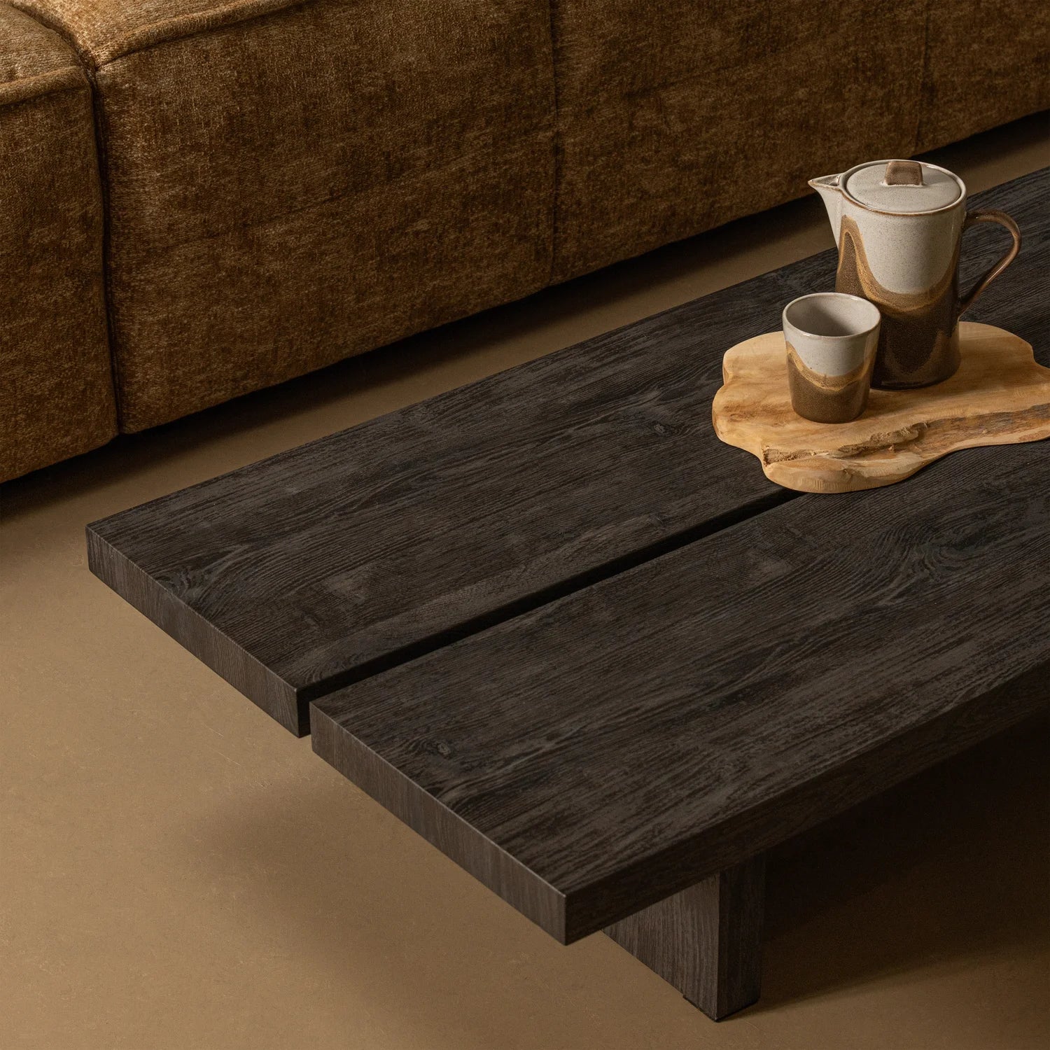 WOOOD - Lion salontafel mdf donkerbruin 140x60cm