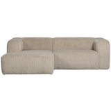 BEAN CHAISE LONGUE BANK LINKS RIBSTOF TRAVERTIN