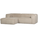 BEAN CHAISE LONGUE BANK LINKS RIBSTOF TRAVERTIN