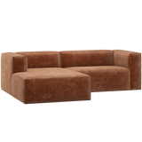 BEAN CHAISE LONGUE BANK LINKS CHENILLE VELVET TERRA