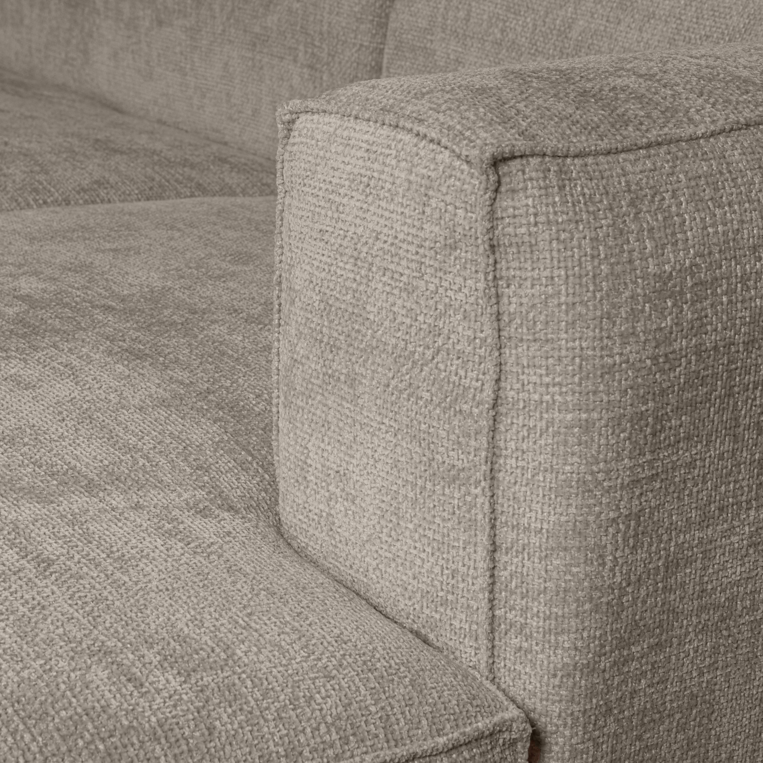 BEAN CHAISE LONGUE BANK RECHTS GROVE MELANGE TRAVERTIN