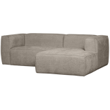 BEAN CHAISE LONGUE BANK RECHTS GROVE MELANGE TRAVERTIN