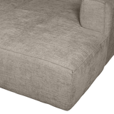 BEAN CHAISE LONGUE BANK RECHTS GROVE MELANGE TRAVERTIN