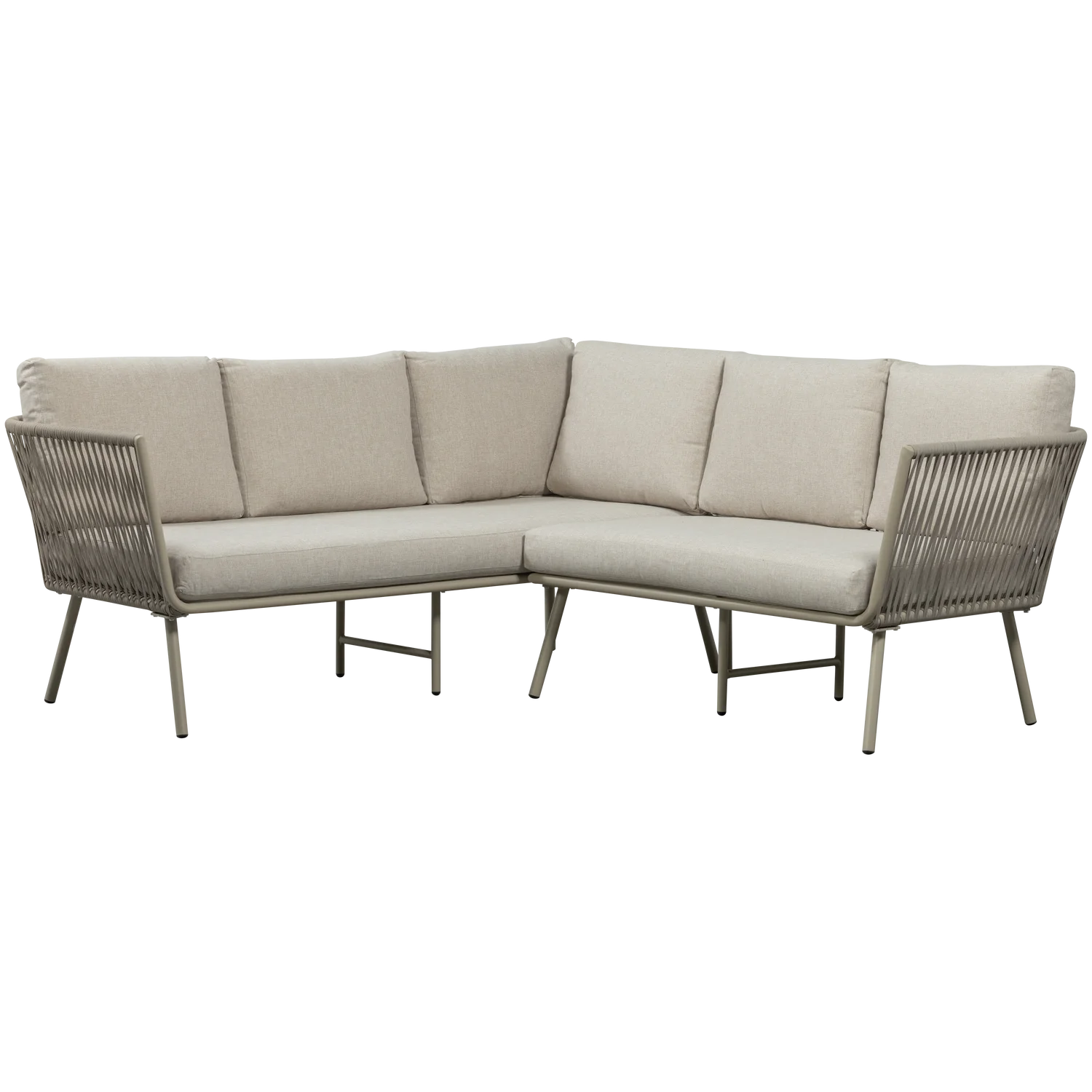 WOOOD - Claunk loungeset tuin metaal zand/taupe