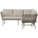 WOOOD - Claunk loungeset tuin metaal zand/taupe