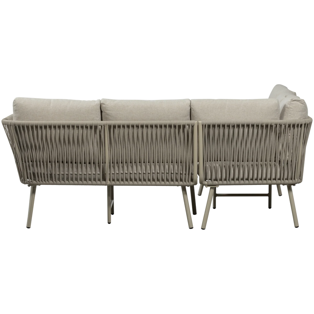 WOOOD - Claunk loungeset tuin metaal zand/taupe