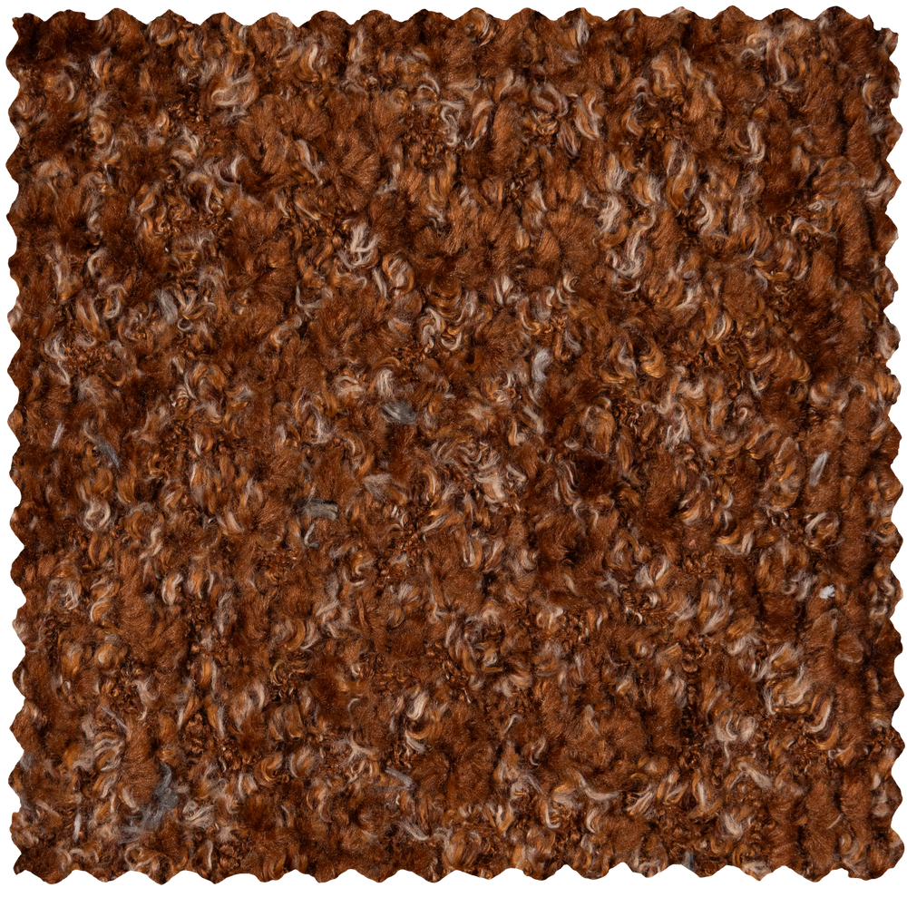 MOJO EETBANK 164 CM WOLLIG ROESTBRUIN