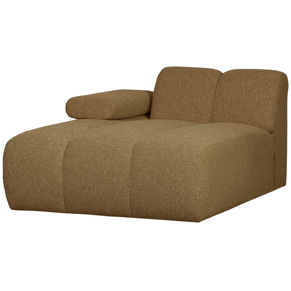 MOJO CHAISE LONGUE ELEMENT LINKS BOUCLE GEEL/BRUIN MELANGE