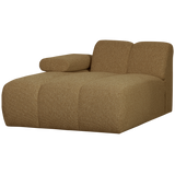 MOJO CHAISE LONGUE ELEMENT LINKS BOUCLE GEEL/BRUIN MELANGE