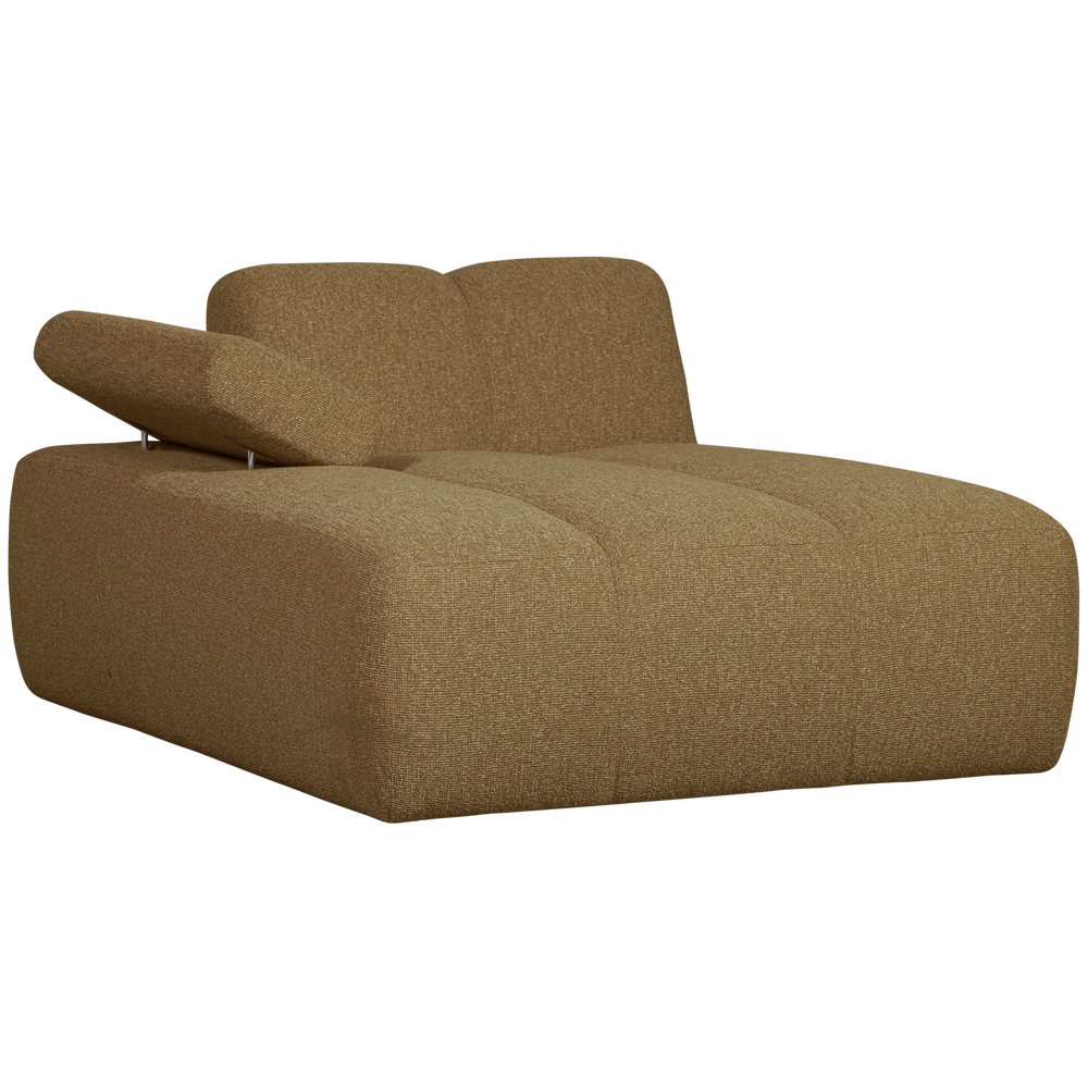 MOJO CHAISE LONGUE ELEMENT LINKS BOUCLE GEEL/BRUIN MELANGE