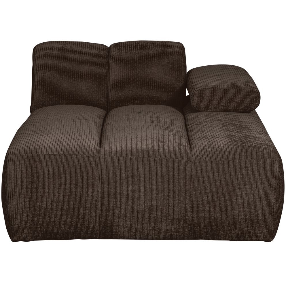 MOJO CHAISE LONGUE ELEMENT RECHTS RIBSTOF BRUIN