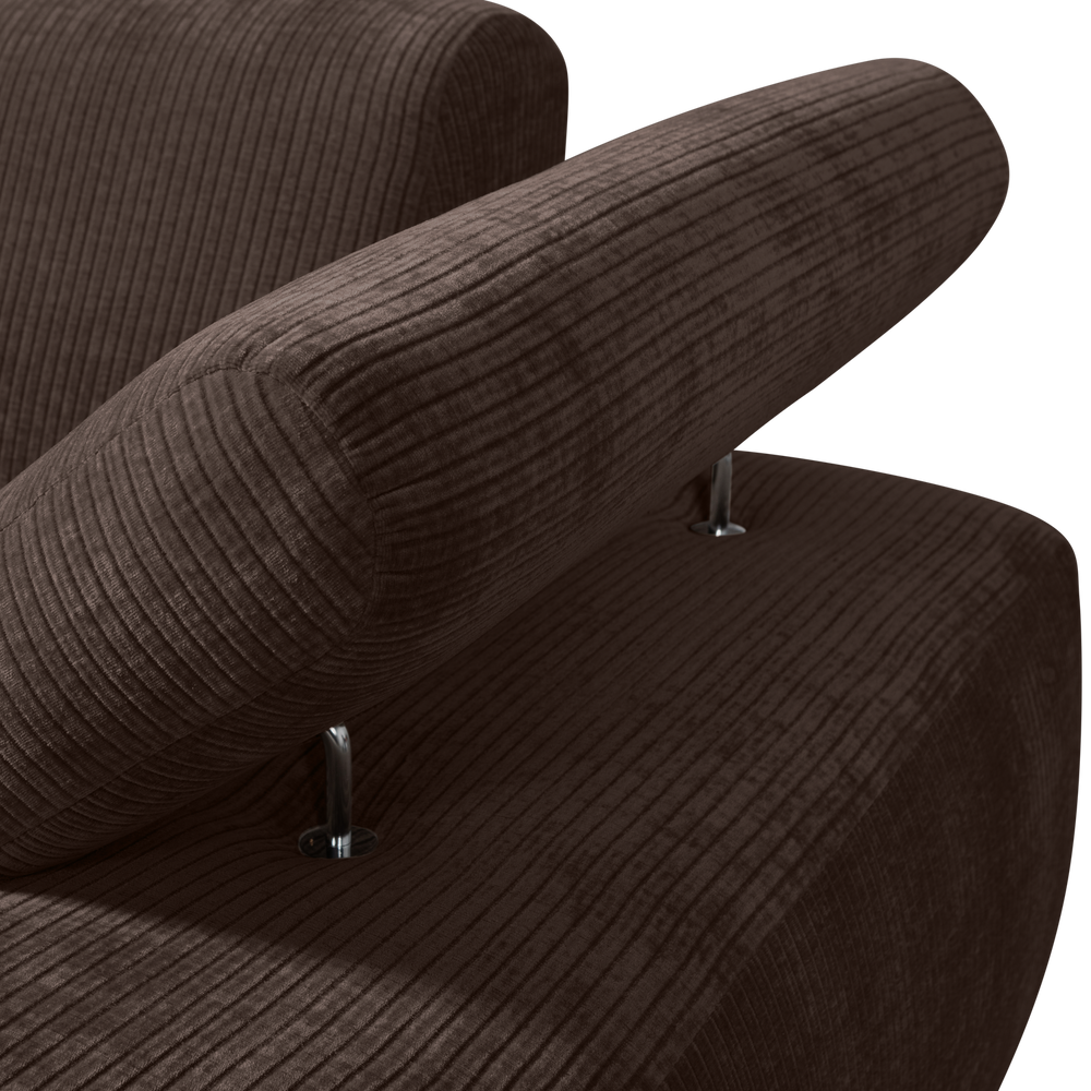 MOJO CHAISE LONGUE ELEMENT RECHTS RIBSTOF BRUIN