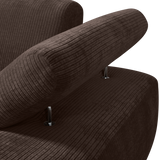 MOJO CHAISE LONGUE ELEMENT RECHTS RIBSTOF BRUIN