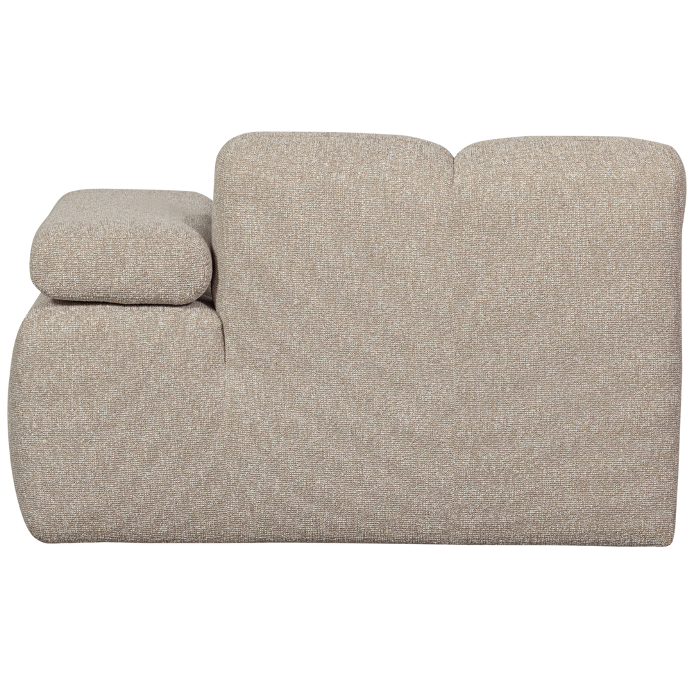 MOJO CHAISE LONGUE ELEMENT RECHTS BOUCLE BEIGE MELANGE