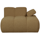 MOJO CHAISE LONGUE ELEMENT RECHTS BOUCLE GEEL/BRUIN MELANGE