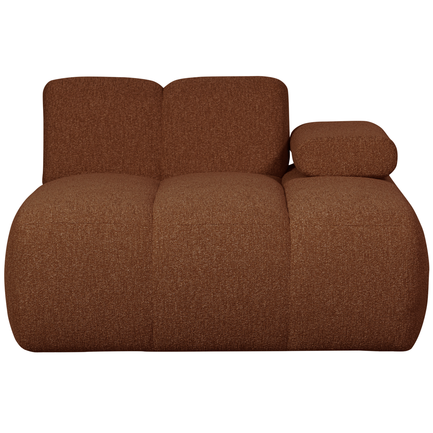 MOJO CHAISE LONGUE ELEMENT RECHTS BOUCLE ROESTBRUIN MELANGE