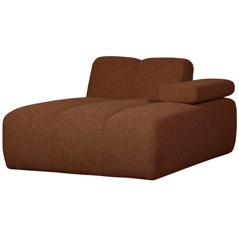 MOJO CHAISE LONGUE ELEMENT RECHTS BOUCLE ROESTBRUIN MELANGE