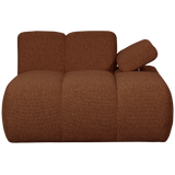 MOJO CHAISE LONGUE ELEMENT RECHTS BOUCLE ROESTBRUIN MELANGE