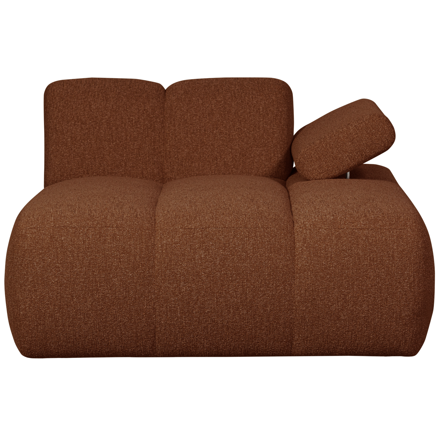 MOJO CHAISE LONGUE ELEMENT RECHTS BOUCLE ROESTBRUIN MELANGE