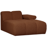 MOJO CHAISE LONGUE ELEMENT RECHTS BOUCLE ROESTBRUIN MELANGE