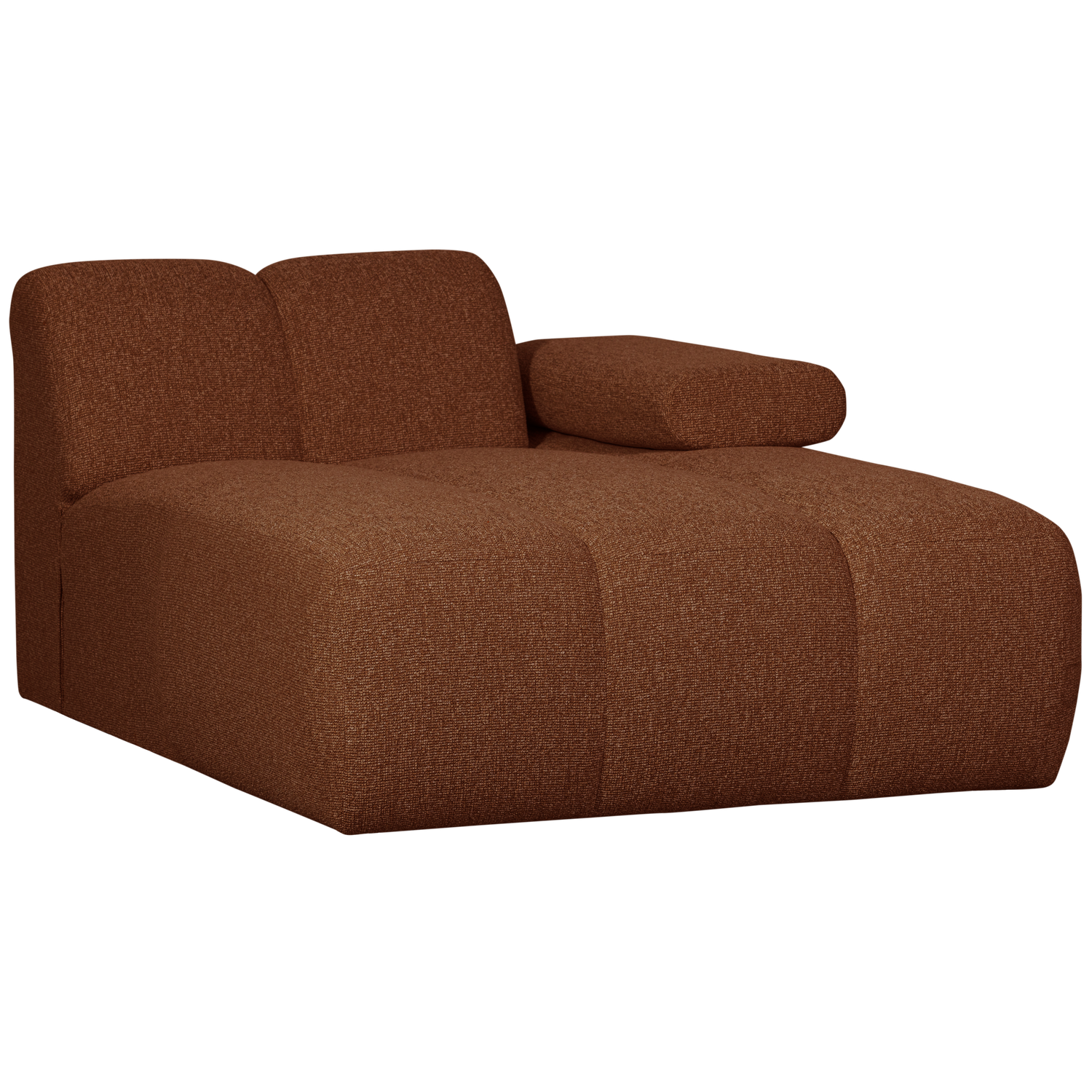 MOJO CHAISE LONGUE ELEMENT RECHTS BOUCLE ROESTBRUIN MELANGE