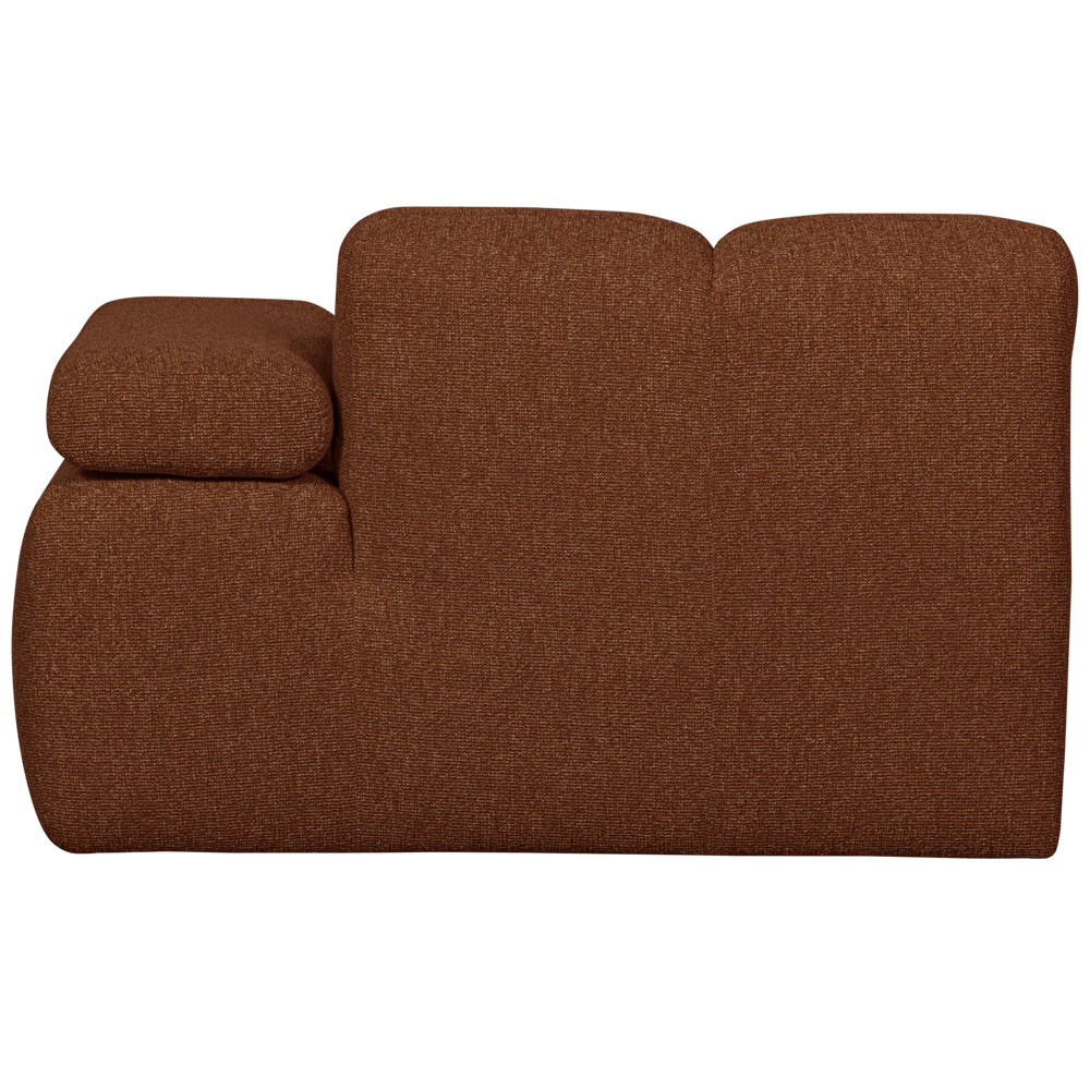 MOJO CHAISE LONGUE ELEMENT RECHTS BOUCLE ROESTBRUIN MELANGE