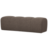 MOJO EETBANK 164 CM BOUCLE BRUIN MELANGE