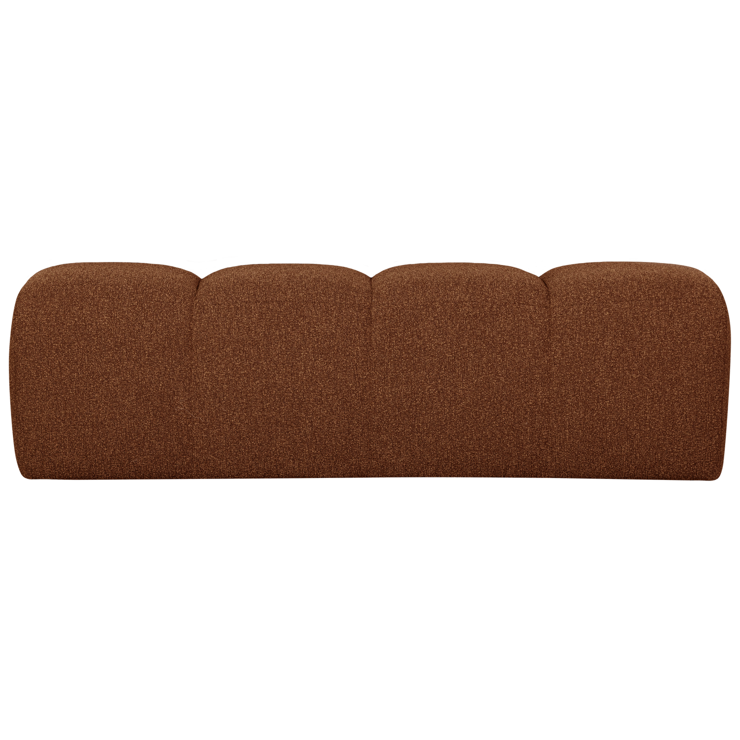 MOJO EETBANK 164 CM BOUCLE ROESTBRUIN MELANGE