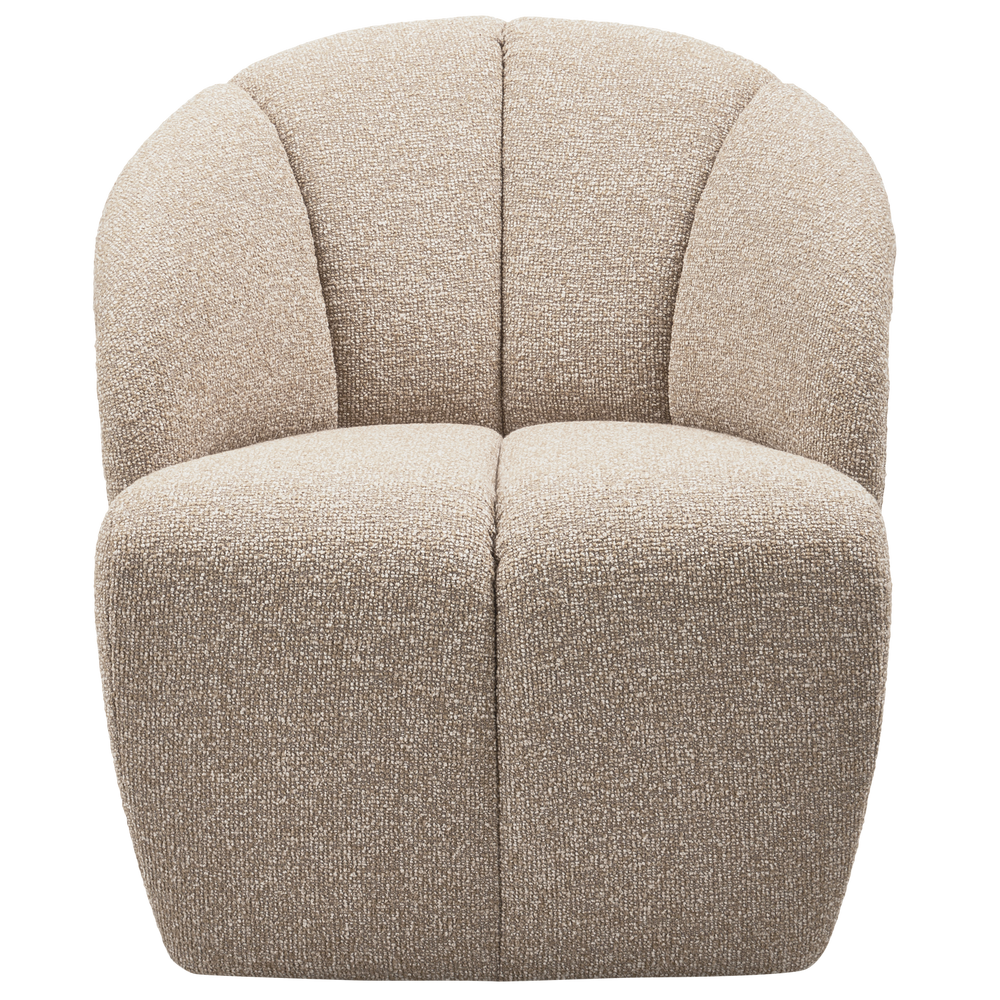 MOJO DRAAIFAUTEUIL BOUCLE BEIGE MELANGE