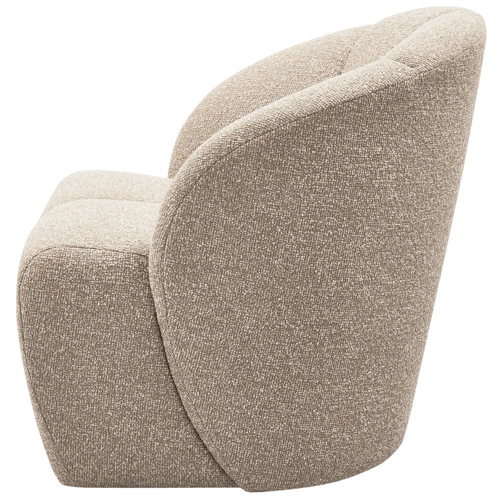 MOJO DRAAIFAUTEUIL BOUCLE BEIGE MELANGE