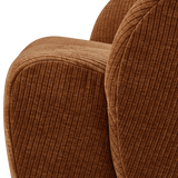 MOJO DRAAIFAUTEUIL RIBSTOF ROESTBRUIN