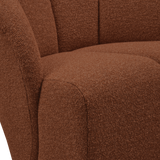 MOJO DRAAIFAUTEUIL BOUCLE ROESTBRUIN MELANGE