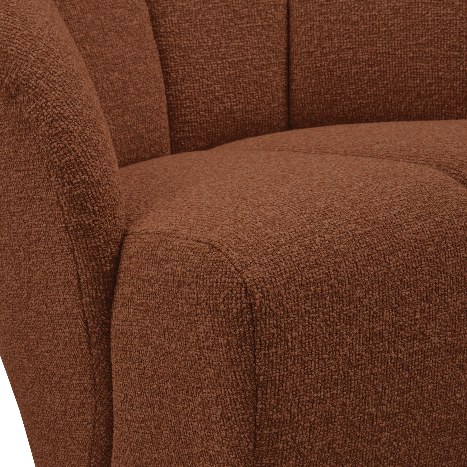 MOJO DRAAIFAUTEUIL BOUCLE ROESTBRUIN MELANGE