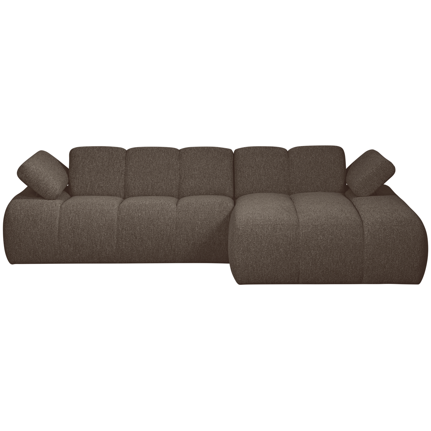 MOJO CHAISE LONGUE BANK RECHTS BOUCLE BRUIN MELANGE