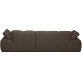 MOJO CHAISE LONGUE BANK RECHTS BOUCLE BRUIN MELANGE