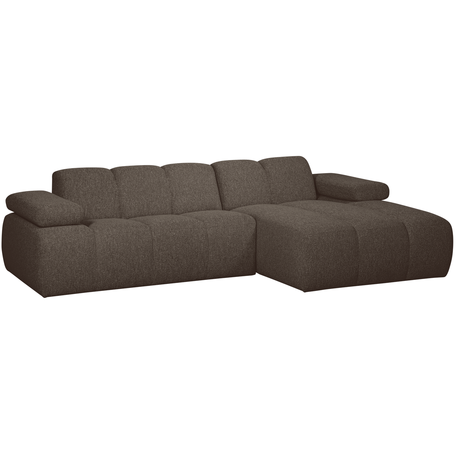 MOJO CHAISE LONGUE BANK RECHTS BOUCLE BRUIN MELANGE