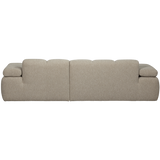 MOJO CHAISE LONGUE BANK RECHTS BOUCLE BEIGE MELANGE