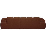 MOJO CHAISE LONGUE BANK RECHTS BOUCLE ROESTBRUIN MELANGE