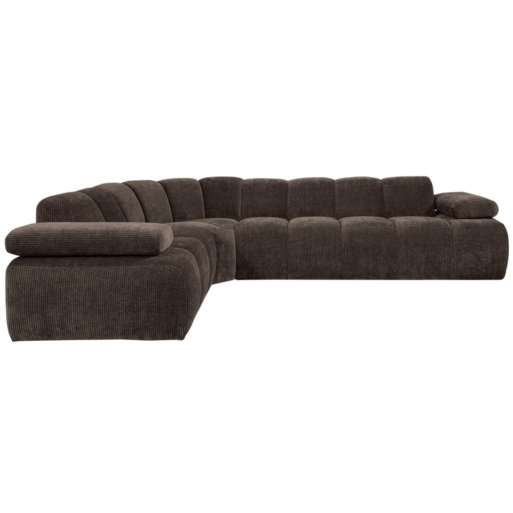 MOJO HOEKBANK LINKS RIBSTOF BRUIN