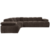 MOJO HOEKBANK LINKS RIBSTOF BRUIN