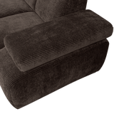 MOJO HOEKBANK LINKS RIBSTOF BRUIN