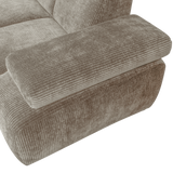 MOJO HOEKBANK LINKS RIBSTOF DONKERZAND