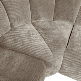 MOJO HOEKBANK LINKS RIBSTOF DONKERZAND