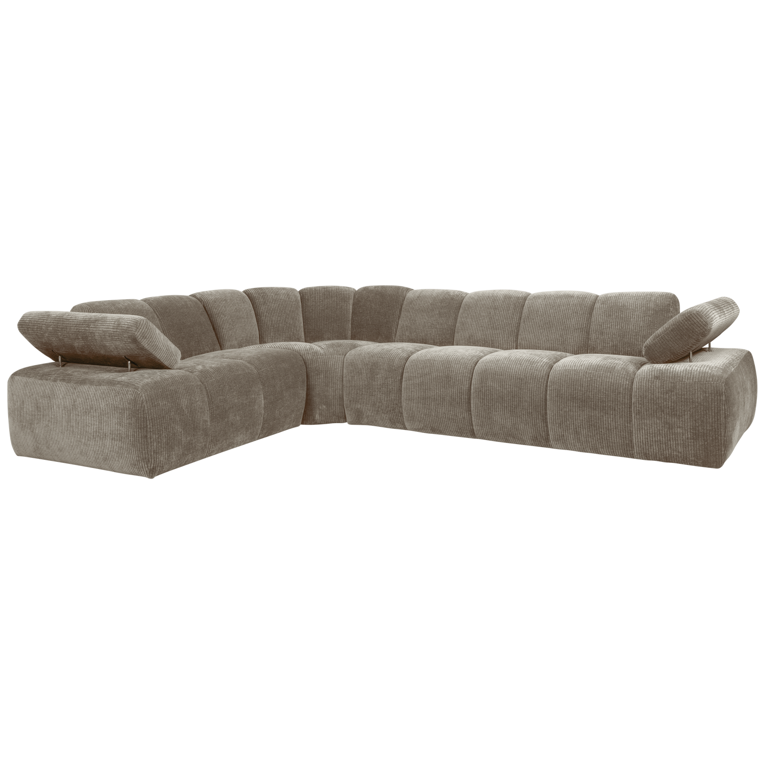 MOJO HOEKBANK LINKS RIBSTOF DONKERZAND