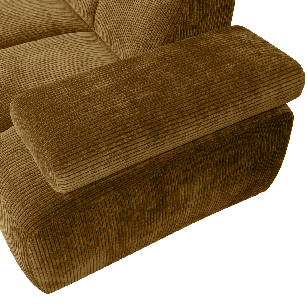 MOJO HOEKBANK LINKS RIBSTOF HONINGGEEL