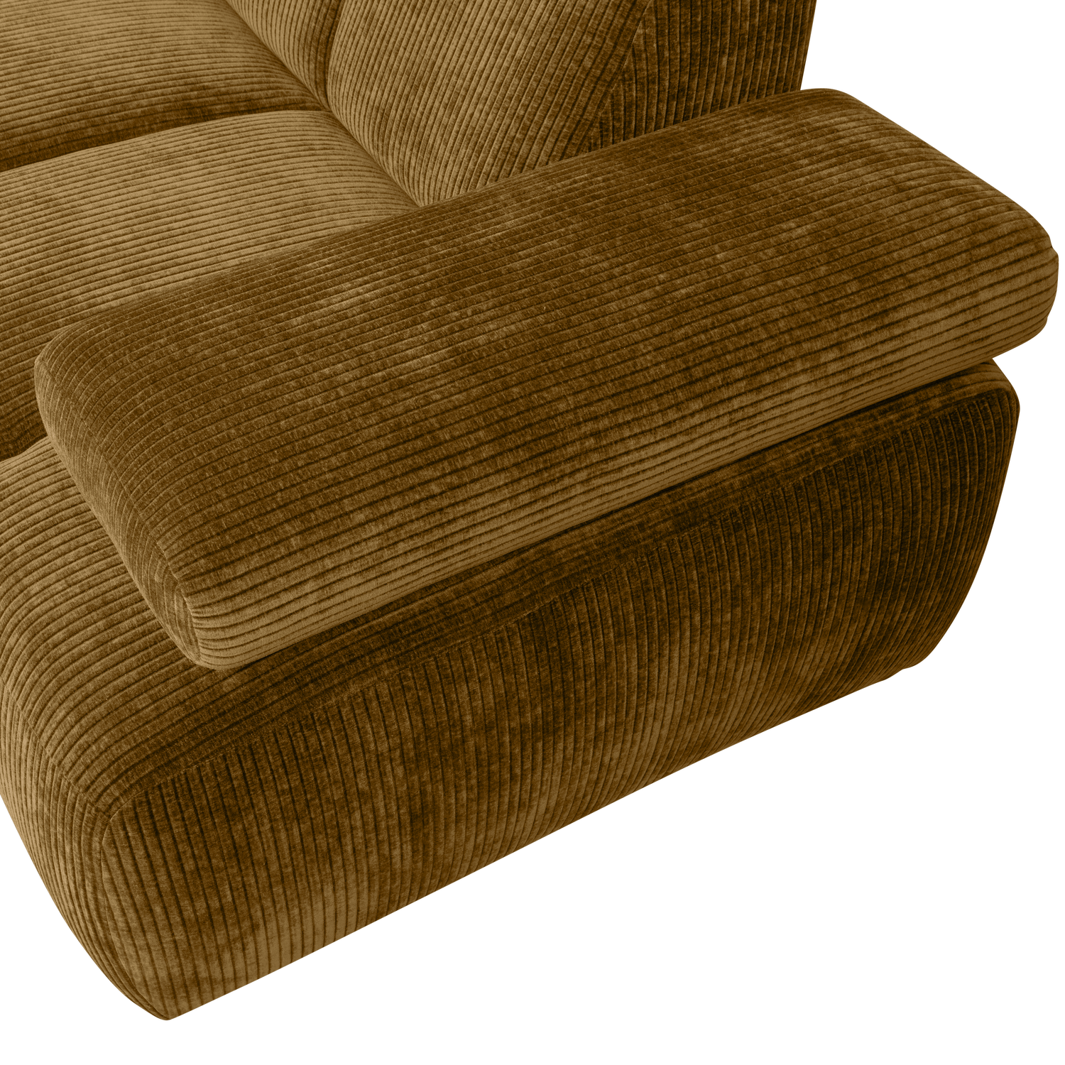 MOJO HOEKBANK LINKS RIBSTOF HONINGGEEL